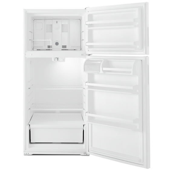 Amana® 28-inch Top-Freezer Refrigerator with Dairy Bin ART104TFDW