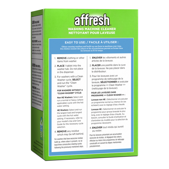 Affresh® Washing Machine Cleaner Tablets - 6 Count W10501250B