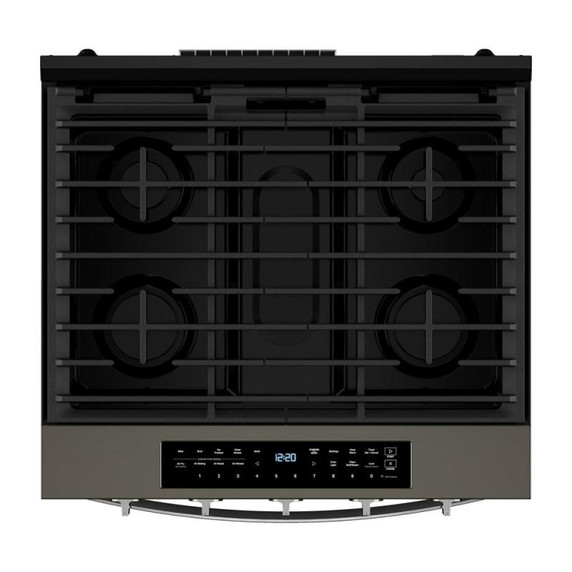 Whirlpool® 30-inch Smart Slide In Gas Range with Air Cooking Technology, No Preheat Air Fry, Steam/Self Clean and High Speed Preheat WSGS7530RV