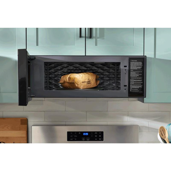 Whirlpool® 1.1 cu. ft. Smart Low Profile Microwave Hood Combination with 450 CRM 4-Speed Venting YWMML5530RB