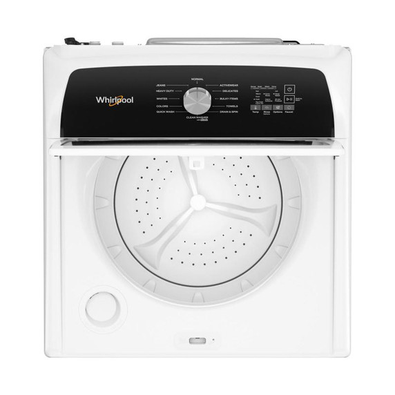 Whirlpool® 5.3 Cu. Ft. I.E.C. Top Load Impeller Washer with Built-in Faucet WTW5020SW