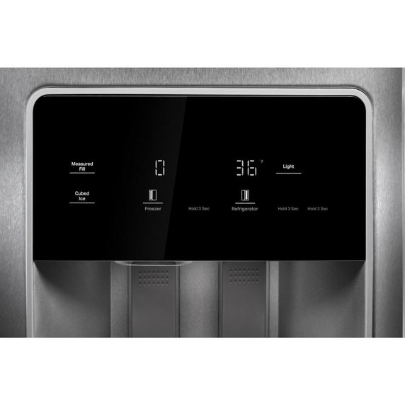 Whirlpool® 36-inch Counter Depth Side-by-Side Refrigerator with Prep & Store Bins WRSC6536RZ Whirlpool® 36-inch Counter Depth Side-by-Side Refrigerator with Prep & Store Bins WRSC6536RZ