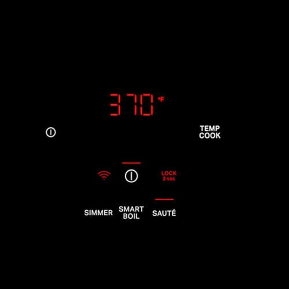 Kitchenaid® 30" Temp Cook™ Induction Cooktop with 5 Cooking Zones KCIT730SSS