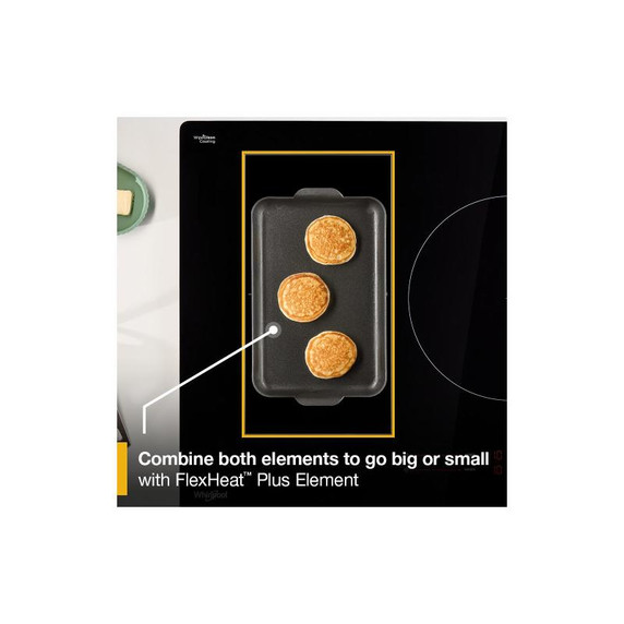 Whirlpool® 36" Intelligent Induction Cooktop with Temp Cook™ Technology and WipeClean™ Coating WCIT7536SB