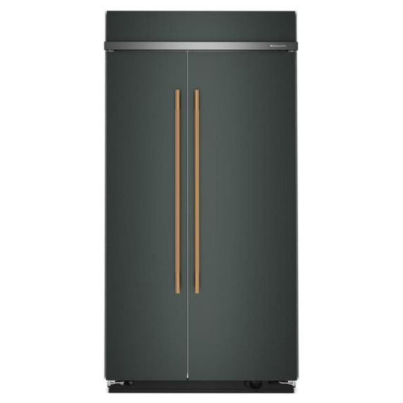 Kitchenaid® 25.5 Cu. Ft. 42" Built-In Side-by-Side Refrigerator with Platinum Interior KBSN742SJP