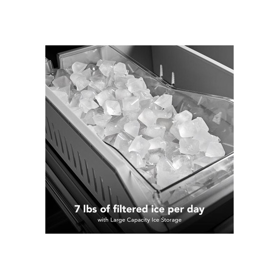 Kitchenaid® 31 cu. ft. French Door Refrigerator with Interior Water and Ice KRFF336SPS