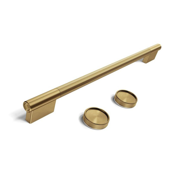Brass Handle and Knob Hardware Accessory Kit for KitchenAid® 30" Single Wall Oven or Built-in Microwave W11774414