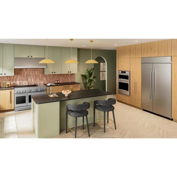 KitchenAid® 48-Inch 6-Element Induction Freestanding Commercial-Style Range with Griddle KFID948SSS
