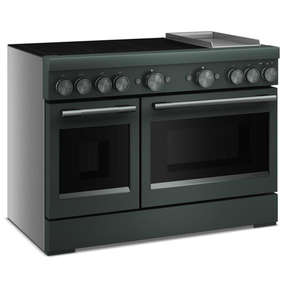 Kitchenaid® 48-Inch 6-Element Induction Freestanding Commercial-Style Range with Griddle KFID948SJP