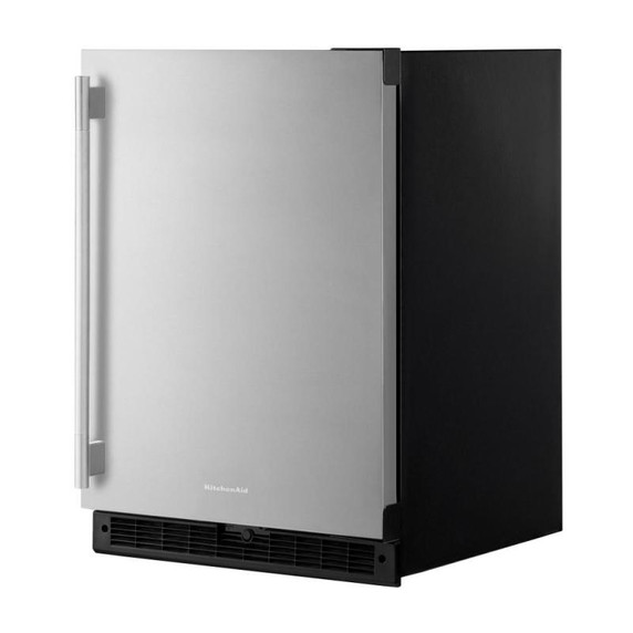Kitchenaid® 24" Undercounter Refrigerator with Stainless Steel Door KURR124SSB