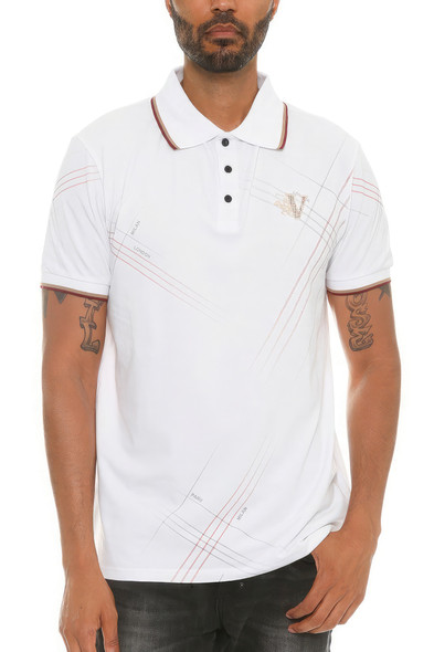 Introducing our Version Couture Polo Button Down Shirt—a men's short sleev...