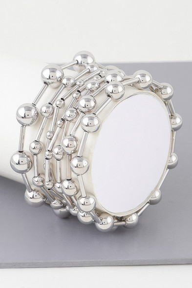 Multi Beaded Bar Bracelet-51315