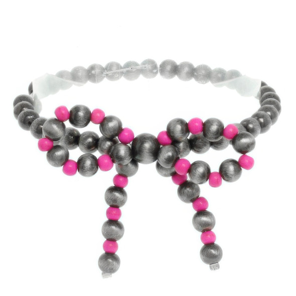 Western Bow Beaded Stretch Bracelet-51141