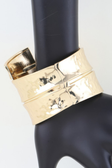 Shiny Multi Cuff Bracelet-47613