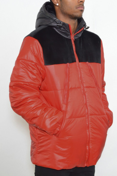 Mens Padded Buffle Puffer Jacket-45641