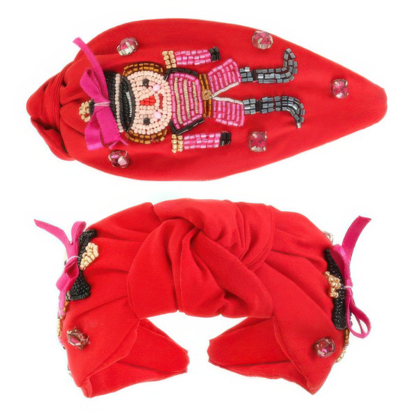 Christmas Nutcracker Top Knot Headband-52301