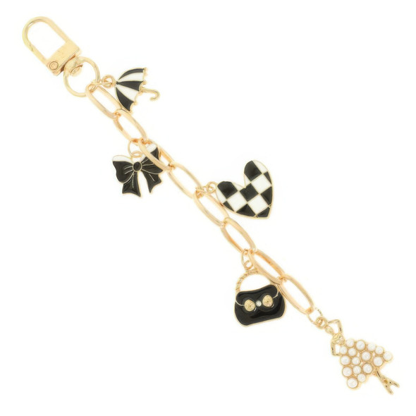 Classic Theme Bag Charm Keychain-52246