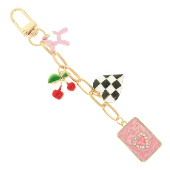 Girl Theme Bag Charm Keychain-52245