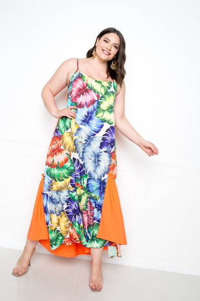 Splice Tropical Dress-36176