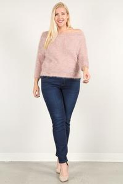 Textured Long Sleeve Top-33754