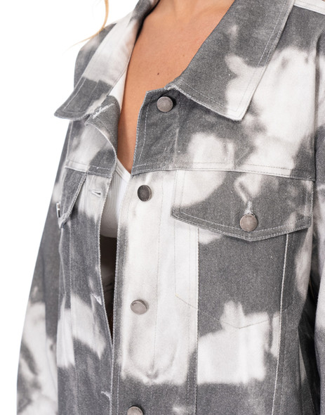 Tie-dye Denim Jacket       -55050