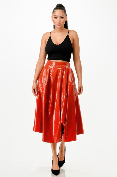 Midi Skirt With Pockets-45799