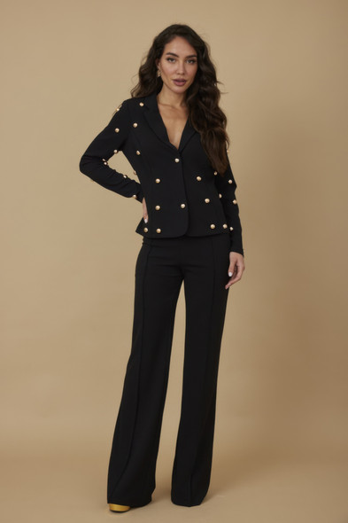 Stud Detailed Fashion Jacket     -50983