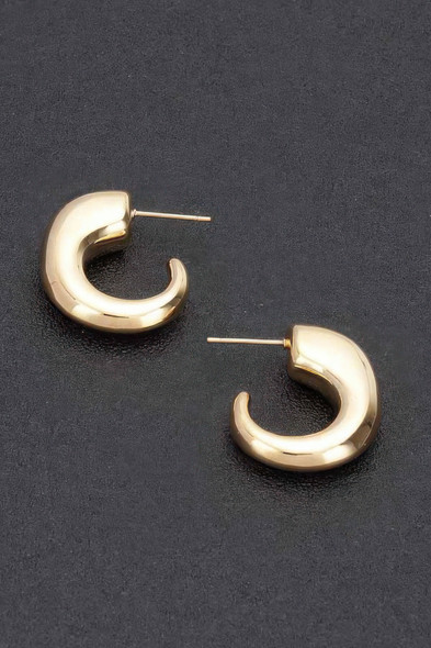 Metal Vintage Hoop Earring-52351
