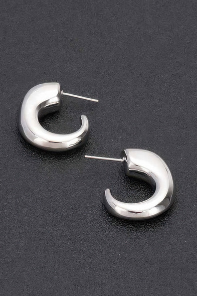Metal Vintage Hoop Earring-52351