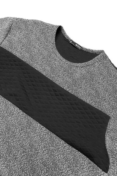 Static Marbled Short Sleeve Shirt-45678