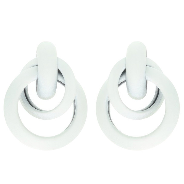 Acrylic Door Knocker Earrings-52168