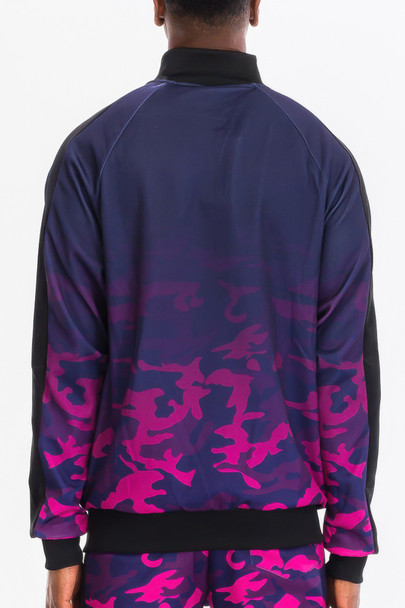 Mens Camo Ombre Track Jacket-45691
