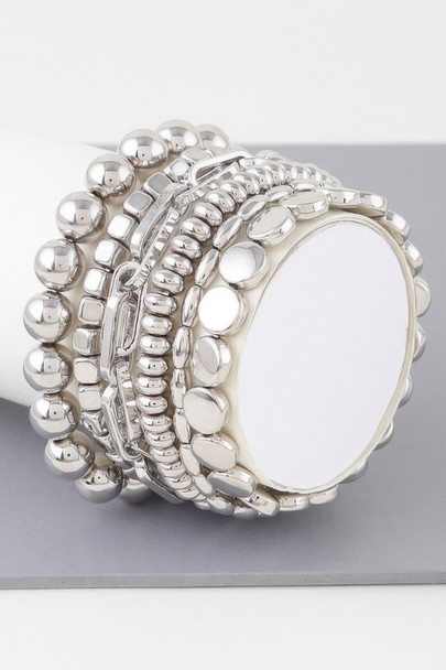 Multi Bead N Chain Bracelet-51314