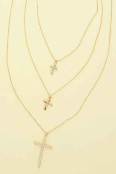 Faith Theme Multi-strand Necklace-51691