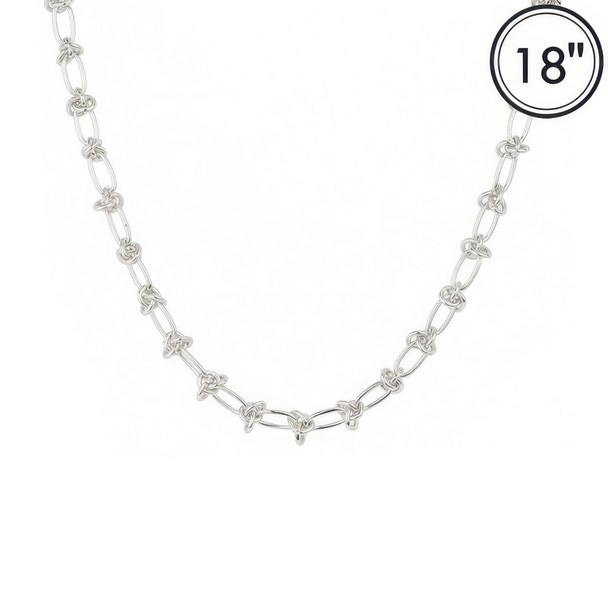 Borromean Knot Chain Necklace-51702