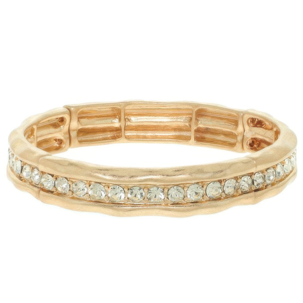 Hammered Channel-set Bracelet-51717