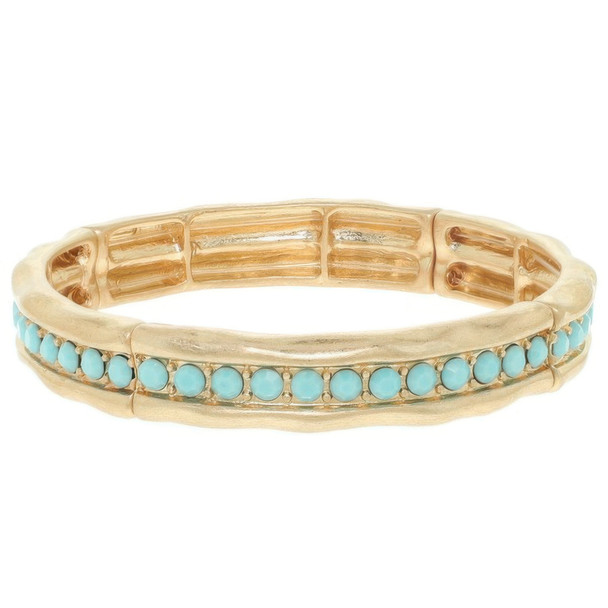 Hammered Channel-set Bracelet-51717