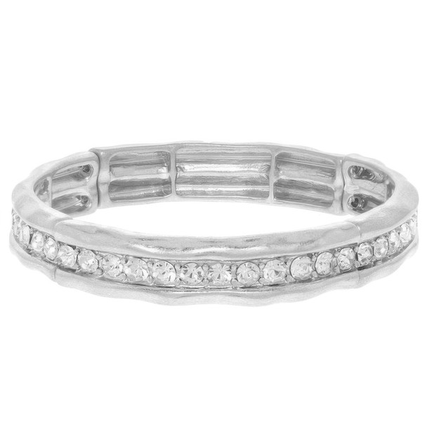 Hammered Channel-set Bracelet-51717