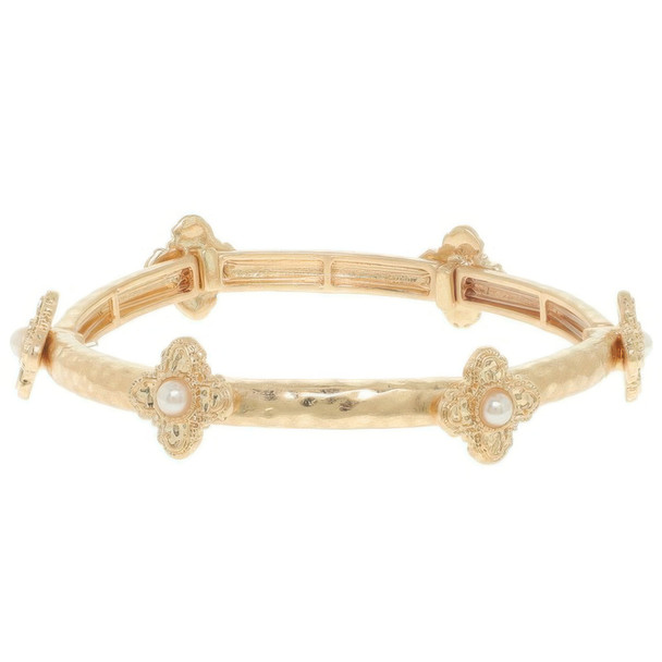 Ornate Cross Stretch Bracelet-51695