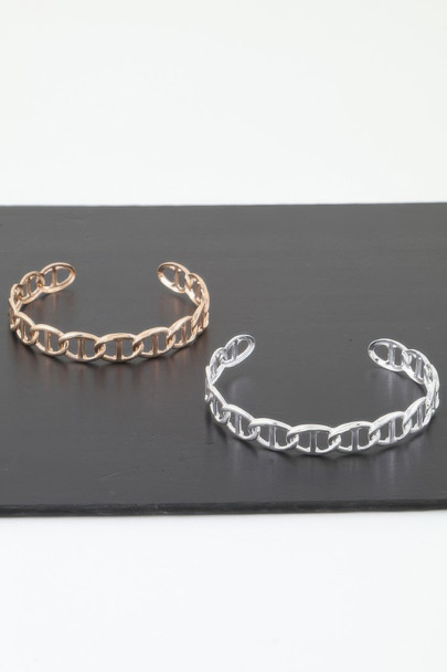 Mariner Chain Cuff Bracelet-47877