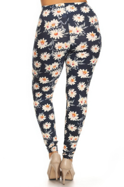 Plus Size Buttery Soft Print Leggings        -44655