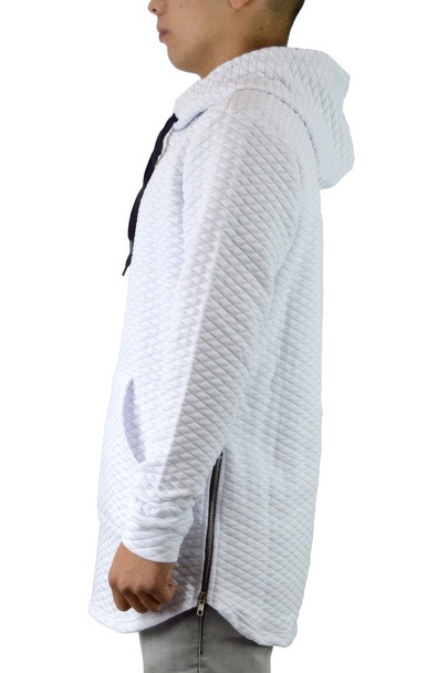 Quilted Pullover Hoodie Sweatshirts-45655