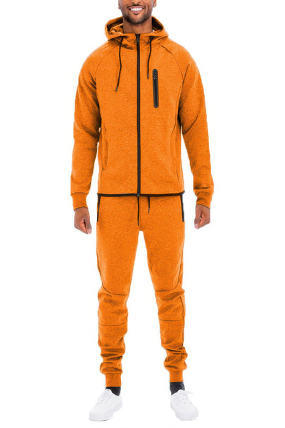 Mens Full Zip Sweat Pant Sweat Set-45365 Mens Full Zip Sweat Pant Sweat Set-45365