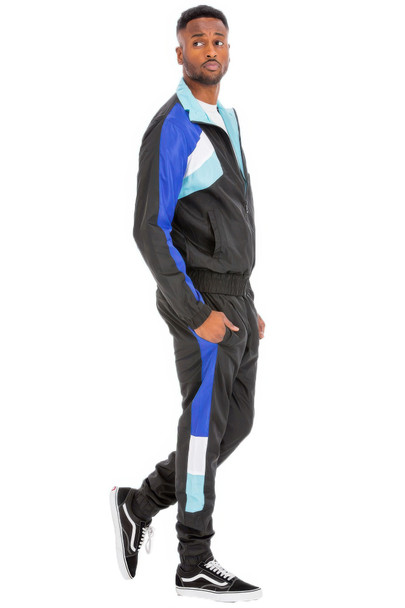 Windbreaker Chevron Track Suit-45331