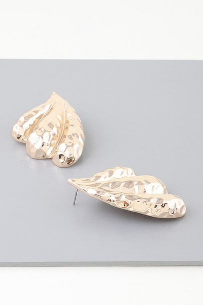 Golden Wave Earrings-52415