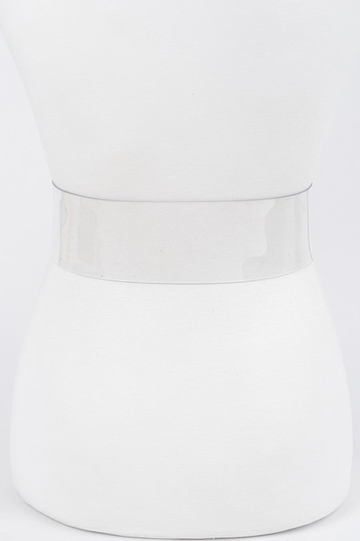 Multi Rhinestone Buckle Clear Plus Size Belt-50864