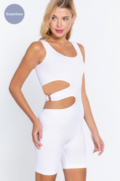 Suave Cut-out Seamless Romper-39355