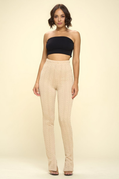 Knit High Rise Leggings-41591