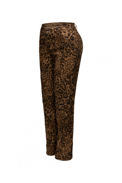 Leopard Printed Wide Leg Pants-47963