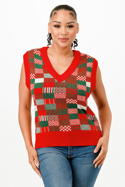 Christmas Vest Sweater       -51824